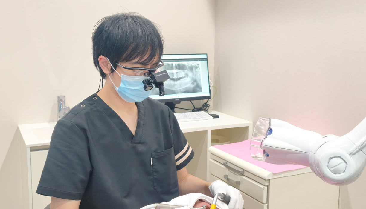 天然歯を、できる限り温存